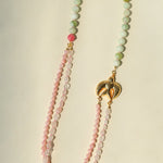 Spring Bird Gemstone Necklace | Detachable Layered Collar Necklace - floysun