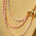 Spring Bird Gemstone Necklace | Detachable Layered Collar Necklace - floysun