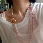 Spring Bird Gemstone Necklace | Detachable Layered Collar Necklace - floysun