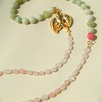 Spring Bird Gemstone Necklace | Detachable Layered Collar Necklace - floysun