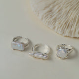 Stackable Long Baroque Pipa Pearl Ring - floysun