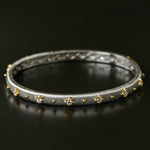 Star - Embellished Narrow Cuff Bracelet - floysun