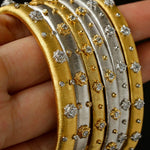 Star - Embellished Narrow Cuff Bracelet - floysun