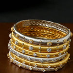 Star - Embellished Narrow Cuff Bracelet - floysun