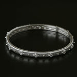 Star - Embellished Narrow Cuff Bracelet - floysun