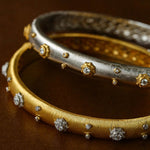 Star - Embellished Narrow Cuff Bracelet - floysun