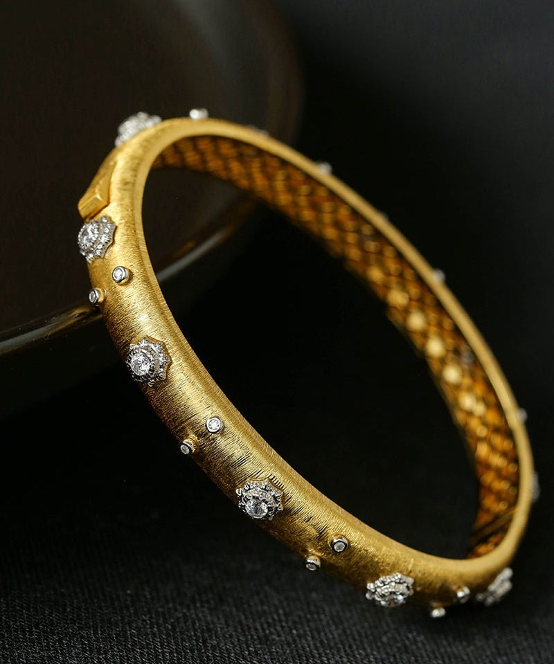 Star - Embellished Narrow Cuff Bracelet - floysun