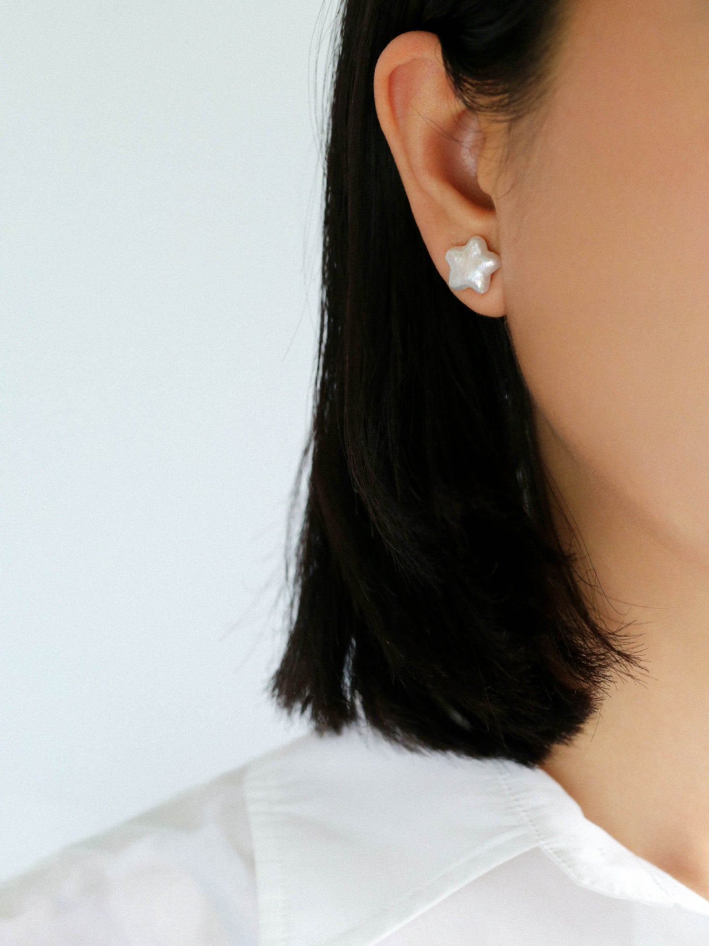 Starlit Night Pearl Stud Earrings - floysun