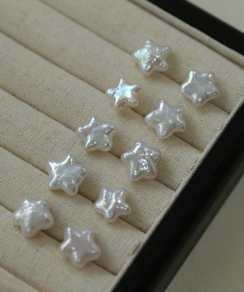 Starlit Night Pearl Stud Earrings - floysun