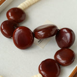 Statement Handcrafted Dragon Bean & Ivory Nut Necklace - floysun