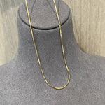 Sterling Silver 1.0mm Octagon Snake Chain Necklace - floysun