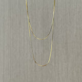 Sterling Silver 1.0mm Octagon Snake Chain Necklace - floysun