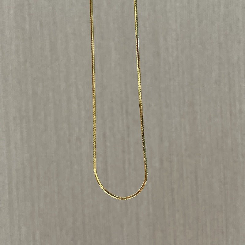 Sterling Silver 2.0mm Octagon Snake Chain Necklace - floysun
