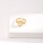 Sterling Silver Oval Mother Of Pearl Ring - floysun