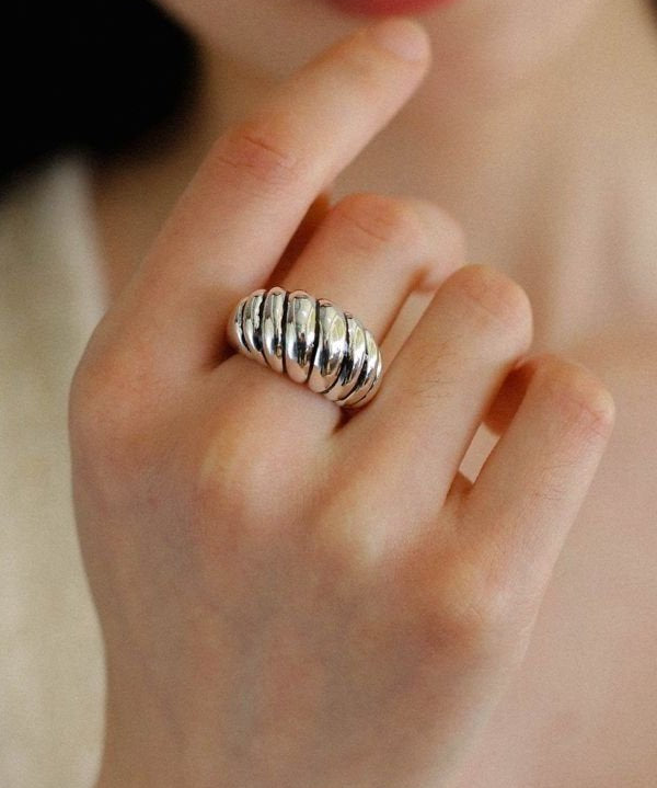 Sterling Silver Scallop Ring - floysun
