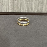 Sterling Silver Snake Chain Ring with Zircon - floysun