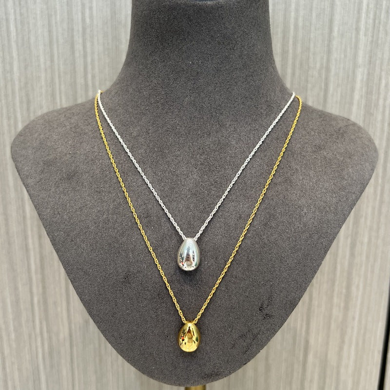 Stylish Small Water Drop Pendant Necklace - floysun