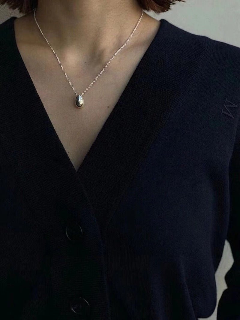 Stylish Small Water Drop Pendant Necklace - floysun