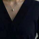 Stylish Small Water Drop Pendant Necklace - floysun
