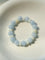 Summer Aquamarine & White Mother of Pearl Beaded Bracelet - floysun