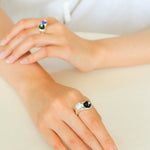 Summer New Colorful Glass Bead Open Ring - floysun
