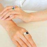 Summer New Colorful Glass Bead Open Ring - floysun