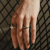 Summer New Colorful Glass Bead Open Ring - floysun