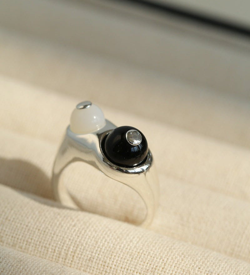 Summer New Colorful Glass Bead Open Ring - floysun