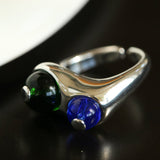 Summer New Colorful Glass Bead Open Ring - floysun