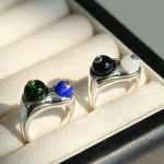 Summer New Colorful Glass Bead Open Ring - floysun