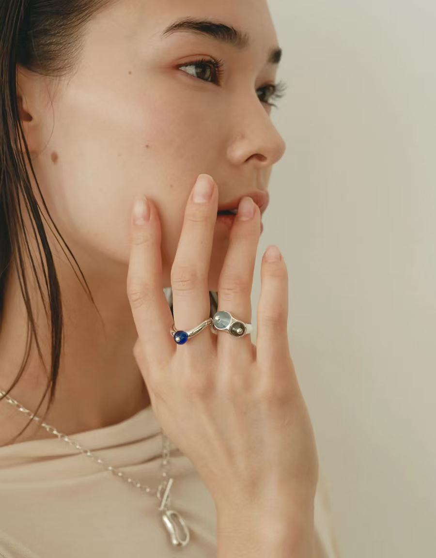 Summer New Colorful Glass Bead Open Ring - floysun