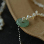 Summer Stream Aventurine Pearl Necklace - floysun