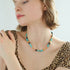 Summer Vacation Vibes Turquoise Beaded Necklace - floysun