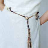 Sunrise Nomad Convertible Necklace Belt - Gold - floysun