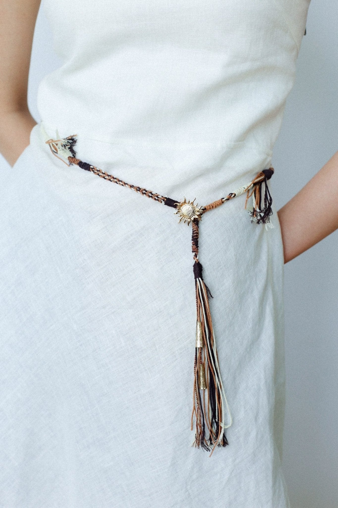 Sunrise Nomad Convertible Necklace Belt - Gold - floysun