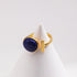 T - Shape Natural Lapis Lazuli Ring - floysun