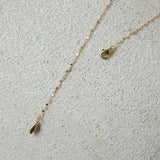Teardrop Lariat Long Y Necklace - floysun