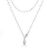 Teardrop Lariat Long Y Necklace - floysun