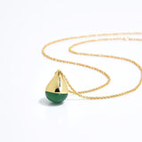 Teardrop Multi - Gem Pendant Necklace - floysun