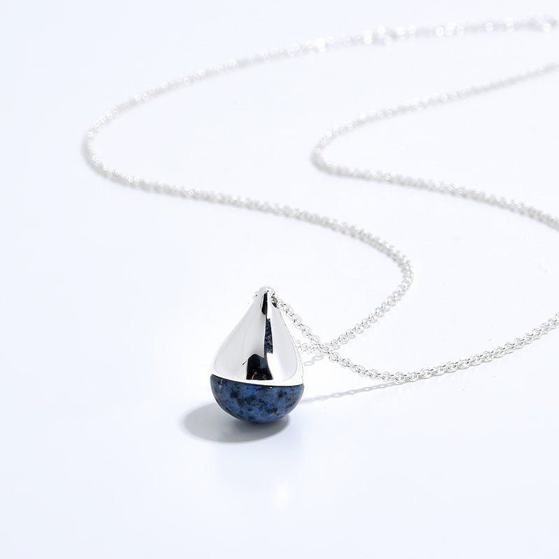 Teardrop Multi - Gem Pendant Necklace - floysun