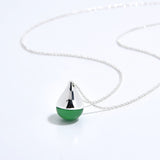 Teardrop Multi - Gem Pendant Necklace - floysun