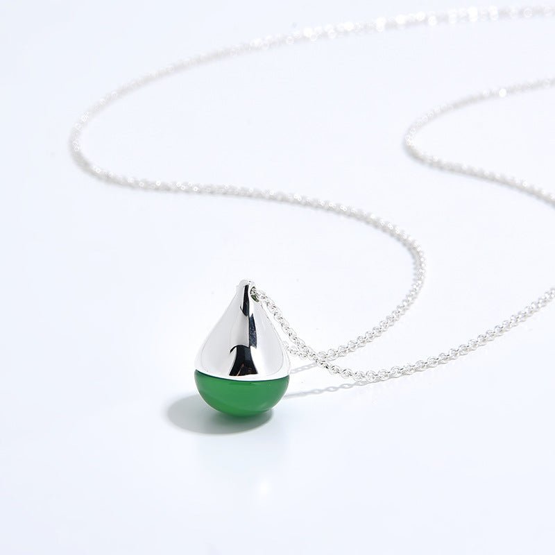 Teardrop Multi - Gem Pendant Necklace - floysun