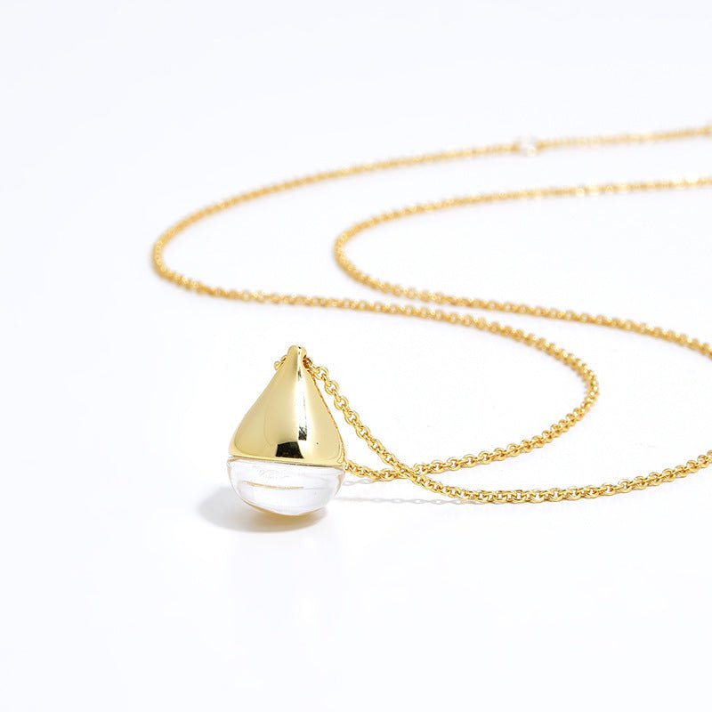 Teardrop Multi - Gem Pendant Necklace - floysun