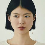 Teardrop Tassel Long Chain Drop Earrings - floysun