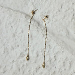 Teardrop Tassel Long Chain Drop Earrings - floysun