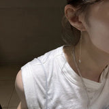 Teardrop Tassel Long Chain Drop Earrings - floysun