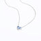 Teardrop Zircon Heart Necklace - floysun