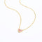 Teardrop Zircon Heart Necklace - floysun