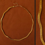 Textured Gold Chain Necklaces & Pearl Charms - floysun