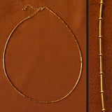 Textured Gold Chain Necklaces & Pearl Charms - floysun